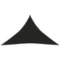 vidaXL Voile d'ombrage 160 g/m² Noir 3x3x4,2 m PEHD