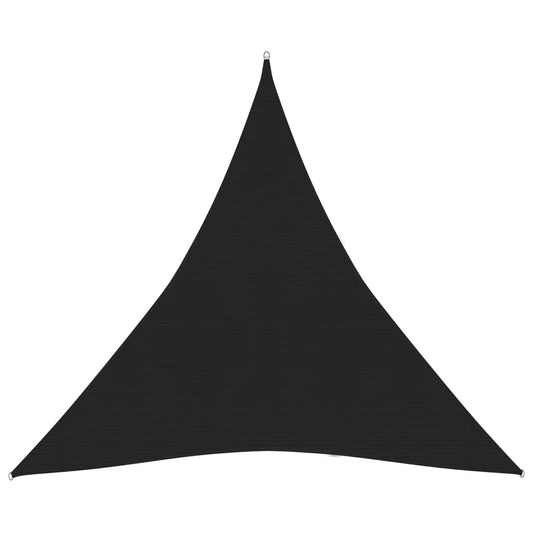 vidaXL Voile d'ombrage 160 g/m² Noir 4,5x4,5x4,5 m PEHD