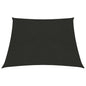 vidaXL Voile d'ombrage 160 g/m² Noir 3/4x2 m PEHD