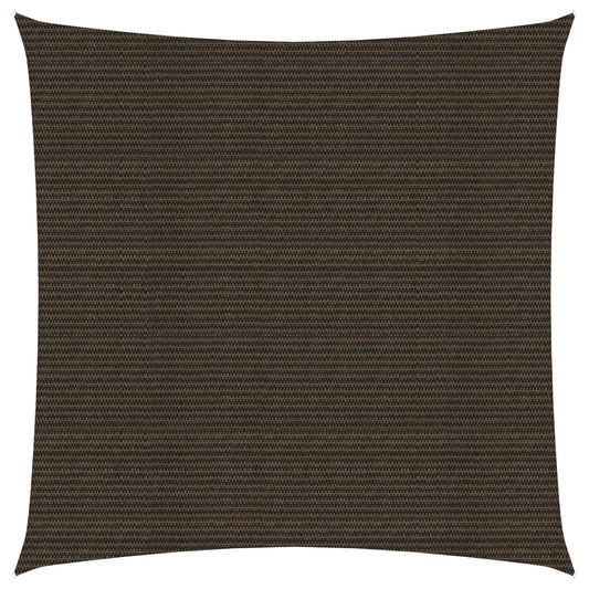 vidaXL Voile d'ombrage 160 g/m² Marron 3,6x3,6 m PEHD