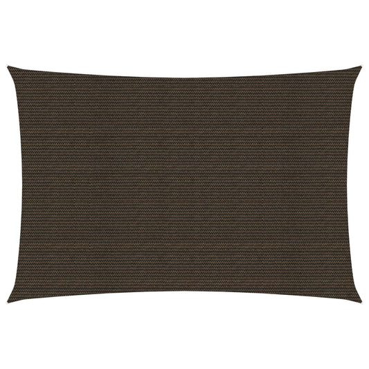 vidaXL Voile d'ombrage 160 g/m² Marron 2x4,5 m PEHD