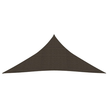 vidaXL Voile d'ombrage 160 g/m² Marron 3,6x3,6x3,6 m PEHD