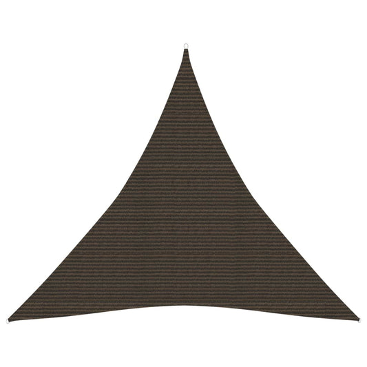 vidaXL Voile d'ombrage 160 g/m² Marron 4,5x4,5x4,5 m PEHD