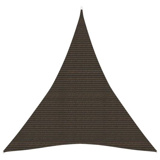 vidaXL Voile d'ombrage 160 g/m² Marron 4x5x5 m PEHD