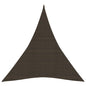 vidaXL Voile d'ombrage 160 g/m² Marron 4x5x5 m PEHD