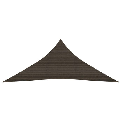 vidaXL Voile d'ombrage 160 g/m² Marron 5x5x5 m PEHD