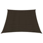 vidaXL Voile d'ombrage 160 g/m² Marron 3/4x2 m PEHD