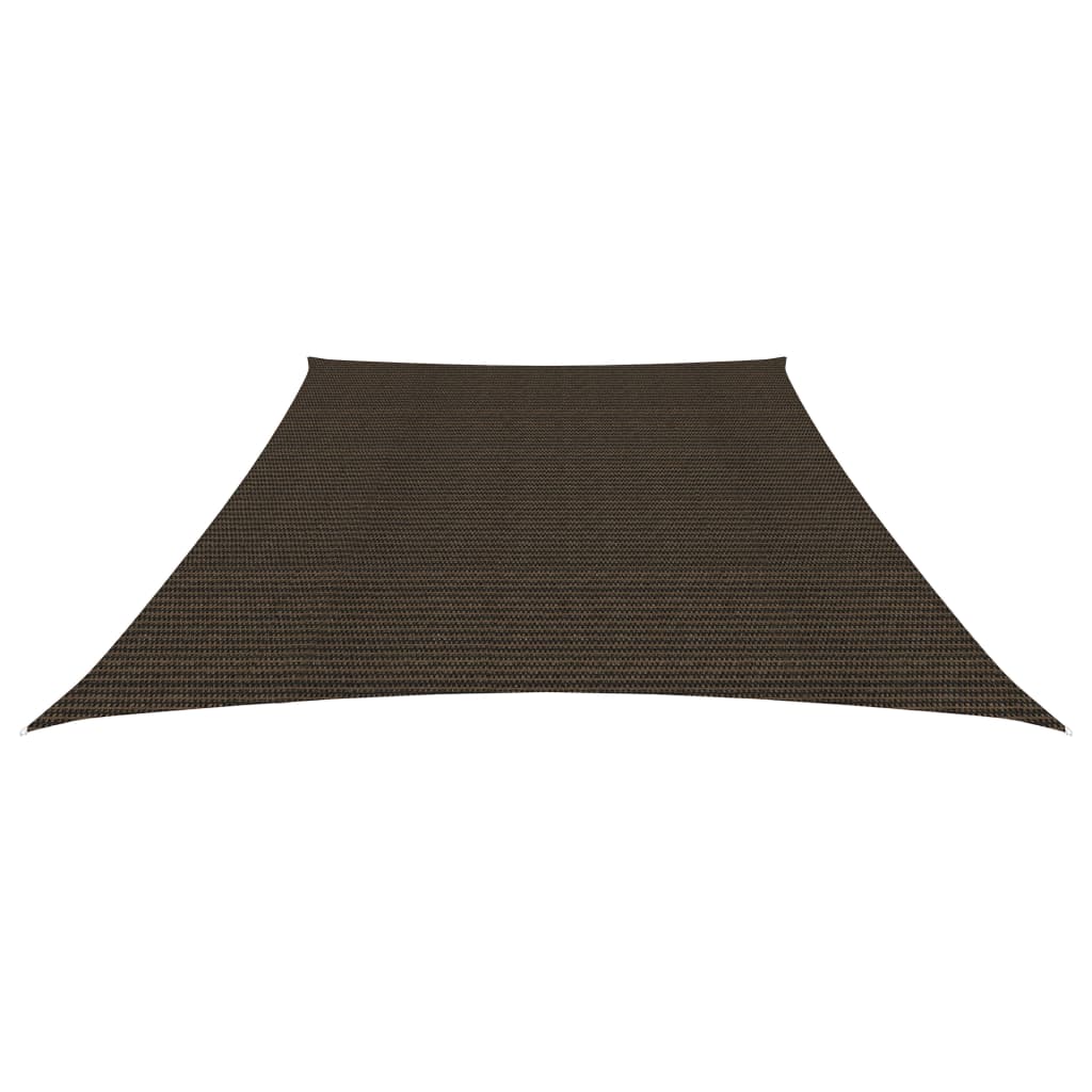 vidaXL Voile d'ombrage 160 g/m² Marron 3/4x2 m PEHD