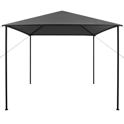vidaXL Tonnelle 3x3 m Anthracite Tissu et acier 180 g/m²