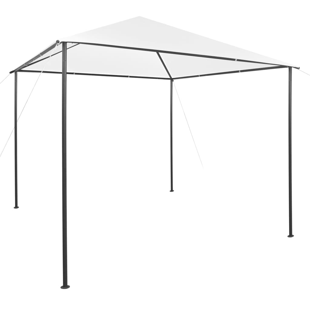vidaXL Tonnelle 3x3x2,9 m Blanc 180 g/m²
