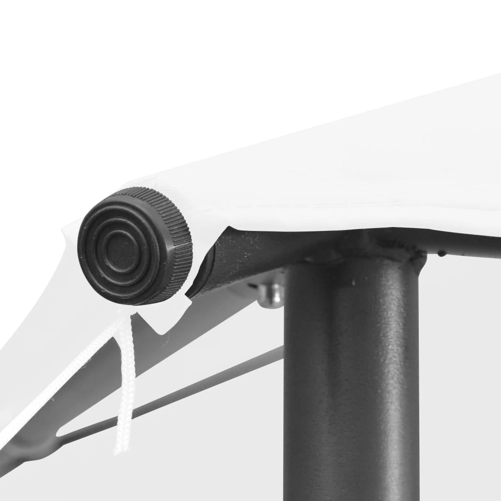 vidaXL Tonnelle 3x3x2,9 m Blanc 180 g/m²