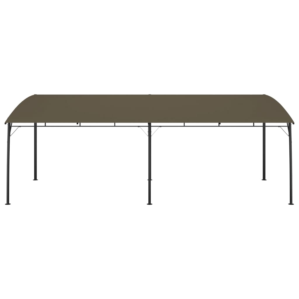 vidaXL Auvent pare-soleil de jardin 6x3x2,55 m Taupe