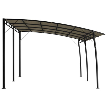 vidaXL Auvent pare-soleil de jardin 6x3x2,55 m Taupe