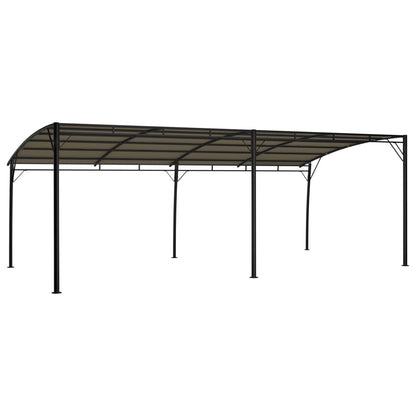 vidaXL Auvent pare-soleil de jardin 6x3x2,55 m Taupe