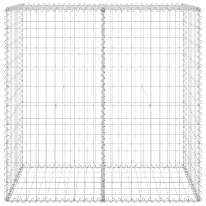 vidaXL Mur en gabion avec couvercles Acier galvanisé 100x60x100 cm