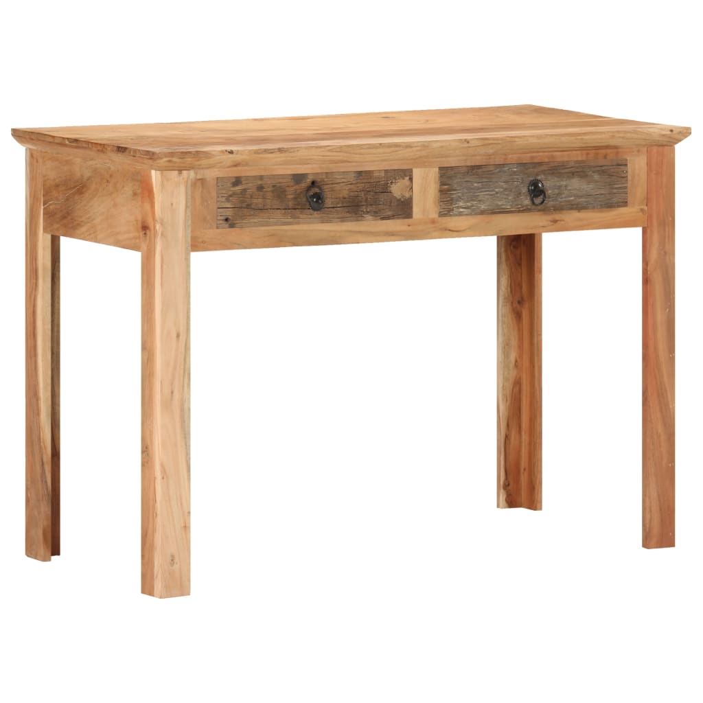 vidaXL Bureau 110x50x75 cm Bois de récupération massif