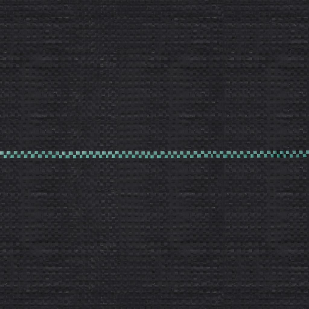 vidaXL Toile de paillage Noir 1x200 m PP