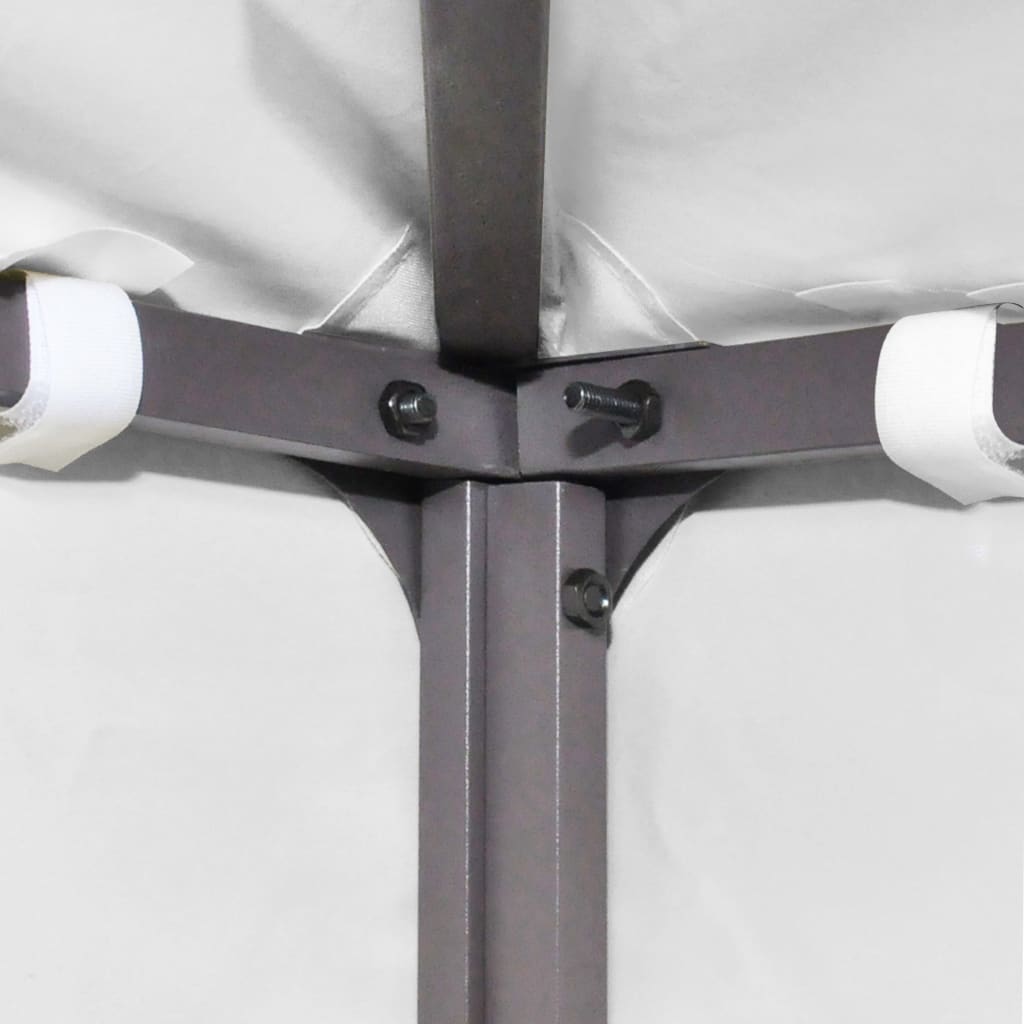 vidaXL Toile de toit de belvédère 2 niveaux 310 g/m² 4x3 m Blanc