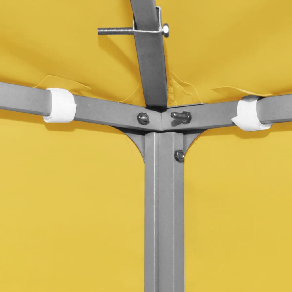 vidaXL Toile de toit de belvédère 270 g/m² 3x3 m Jaune