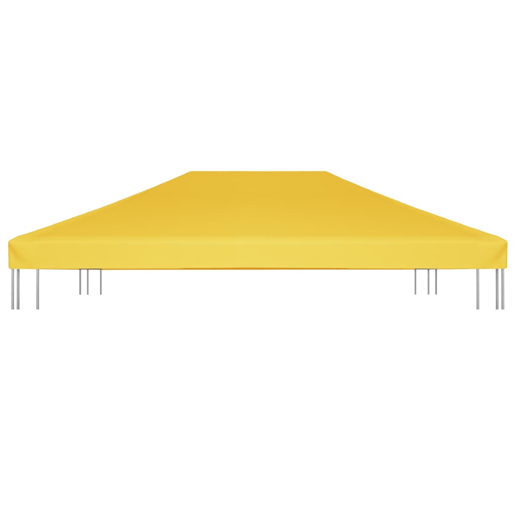 vidaXL Toile de toit de belvédère 270 g/m² 4x3 m Jaune
