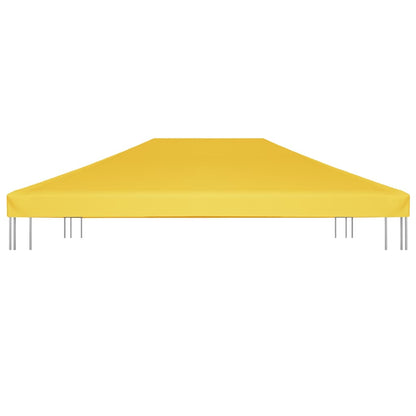 vidaXL Toile de toit de belvédère 270 g/m² 4x3 m Jaune