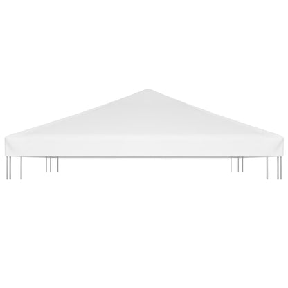 vidaXL Toile de toit de belvédère 270 g/m² 4x3 m Blanc