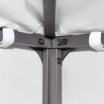 vidaXL Toile de toit de belvédère 270 g/m² 4x3 m Blanc