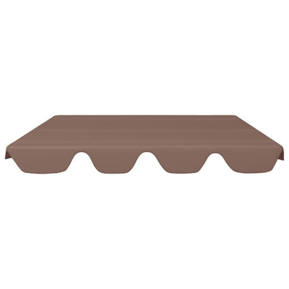 vidaXL Toit de rechange de balançoire marron 150/130x105/70 cm