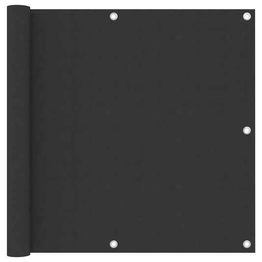 vidaXL Écran de balcon Anthracite 90x300 cm Tissu Oxford