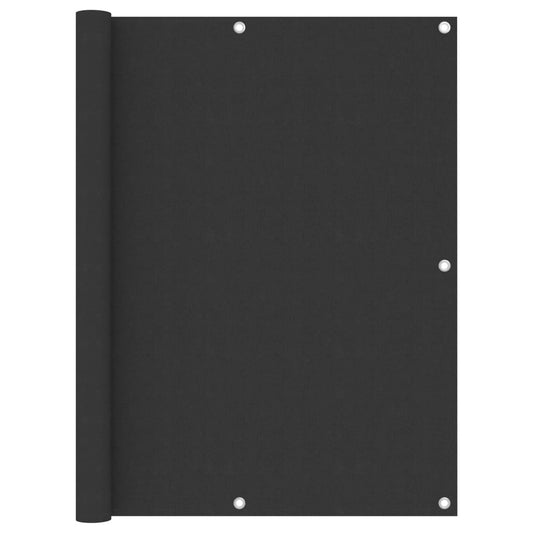 vidaXL Écran de balcon Anthracite 120x400 cm Tissu Oxford