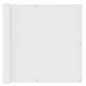 vidaXL Écran de balcon Blanc 90x600 cm Tissu Oxford