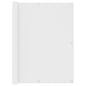 vidaXL Écran de balcon Blanc 120x300 cm Tissu Oxford