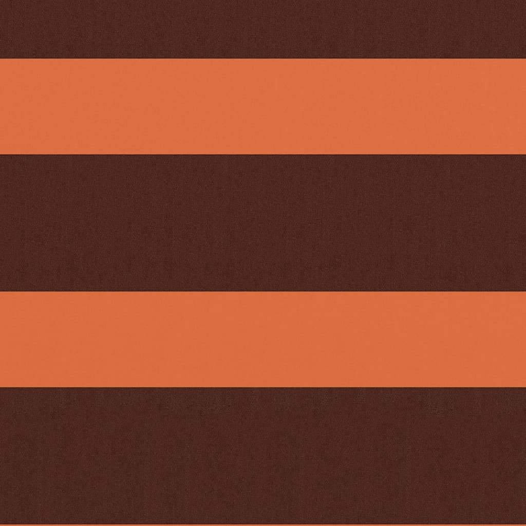 vidaXL Écran de balcon Orange et marron 120x500 cm Tissu Oxford