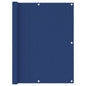 vidaXL Écran de balcon Bleu 120x400 cm Tissu Oxford