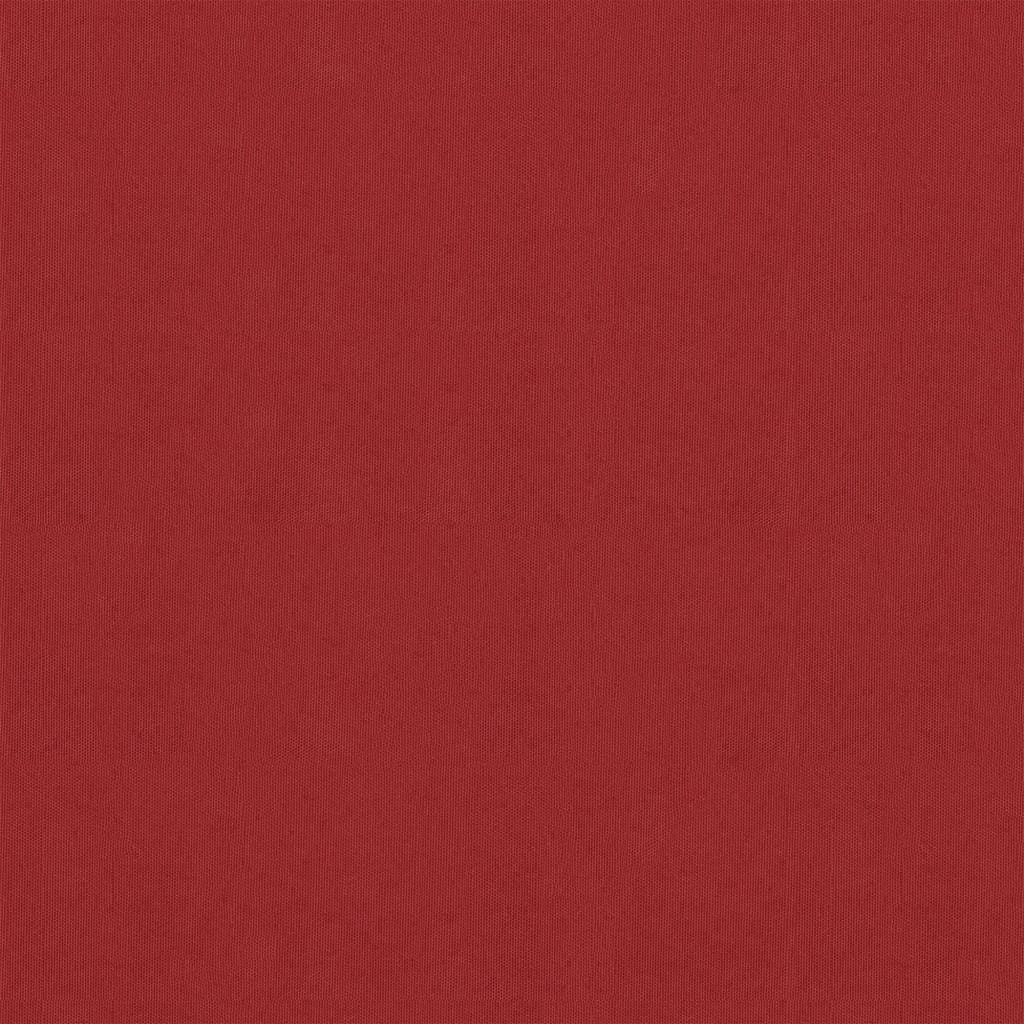 vidaXL Écran de balcon Rouge 120x500 cm Tissu Oxford