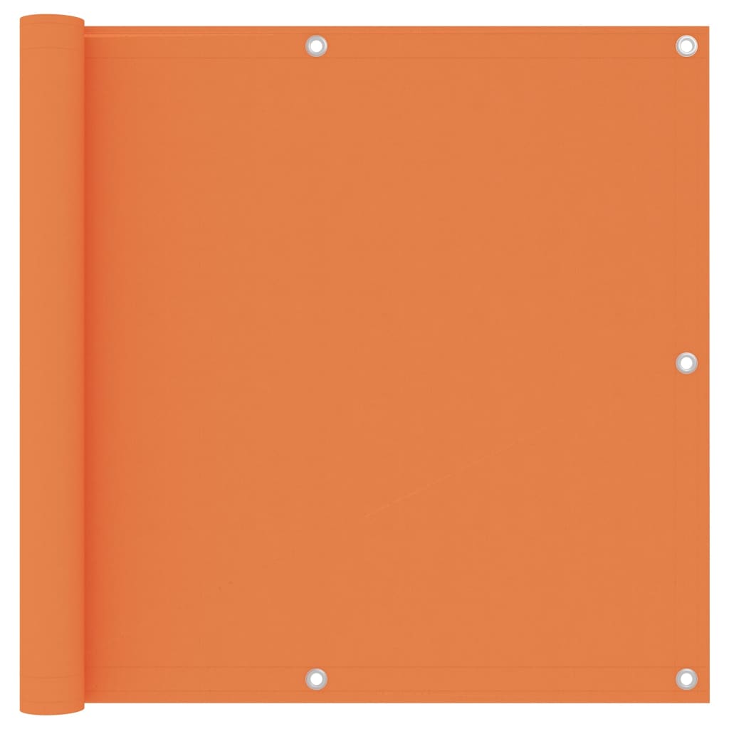 vidaXL Écran de balcon Orange 90x500 cm Tissu Oxford