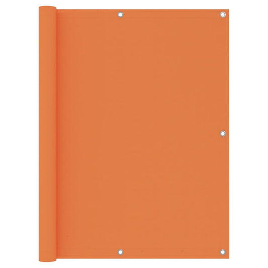 vidaXL Écran de balcon Orange 120x600 cm Tissu Oxford