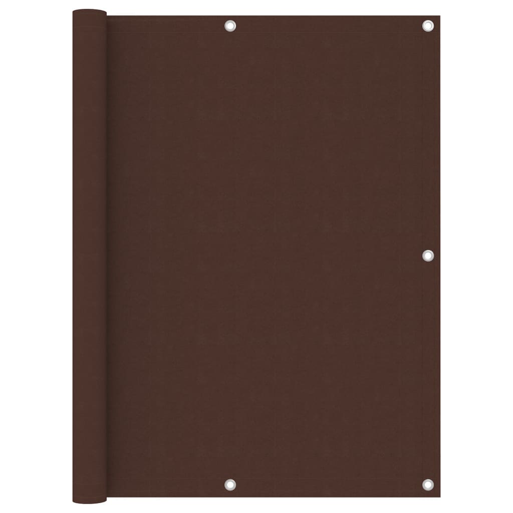 vidaXL Écran de balcon Marron 120x300 cm Tissu Oxford