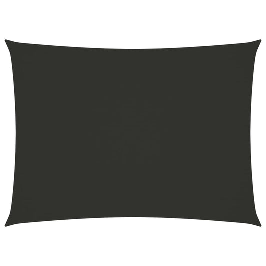 vidaXL Voile de parasol tissu oxford rectangulaire 2x3,5 m anthracite