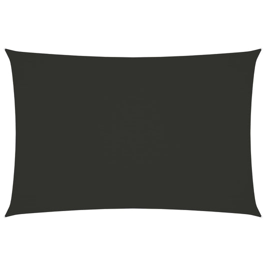 vidaXL Voile de parasol tissu oxford rectangulaire 2x4,5 m anthracite