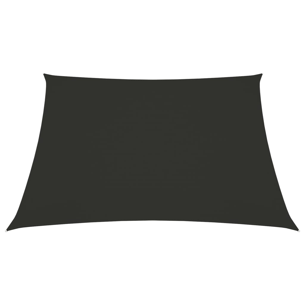 vidaXL Voile de parasol tissu oxford rectangulaire 2,5x3 m anthracite