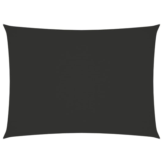 vidaXL Voile de parasol tissu oxford rectangulaire 2,5x4,5m anthracite