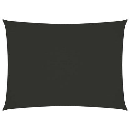 vidaXL Voile de parasol tissu oxford rectangulaire 3x5 m anthracite