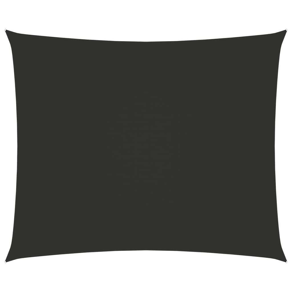 vidaXL Voile de parasol tissu oxford rectangulaire 4x5 m anthracite