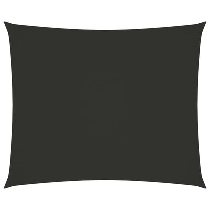 vidaXL Voile de parasol tissu oxford rectangulaire 4x5 m anthracite