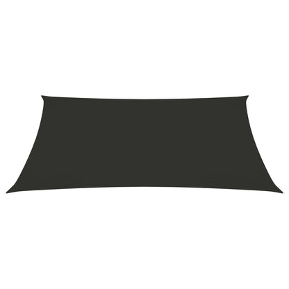 vidaXL Voile de parasol tissu oxford rectangulaire 6x7 m anthracite