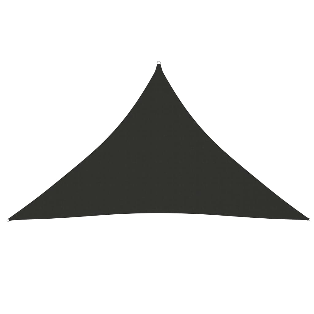 vidaXL Voile de parasol tissu oxford triangulaire anthracite