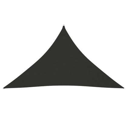 vidaXL Voile de parasol tissu oxford triangulaire anthracite