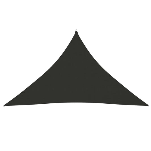 vidaXL Voile de parasol tissu oxford triangulaire anthracite