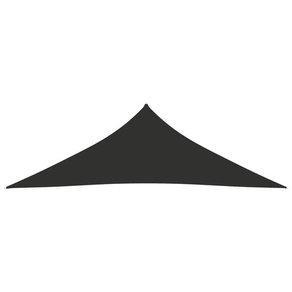 vidaXL Voile de parasol tissu oxford triangulaire anthracite